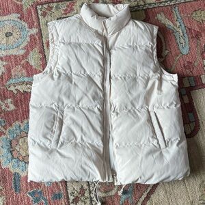 Women’s Beige Puffer Vest